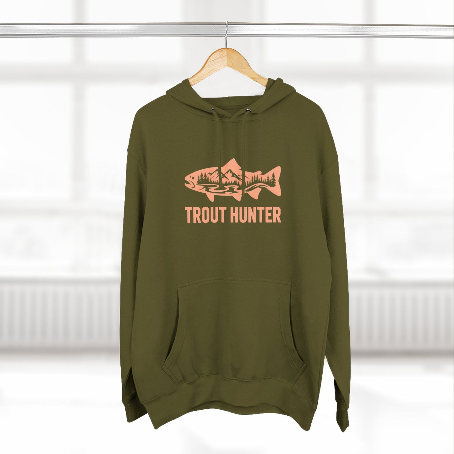 Orange Trout Hunter Hoodie – Angler Adventure Apparel