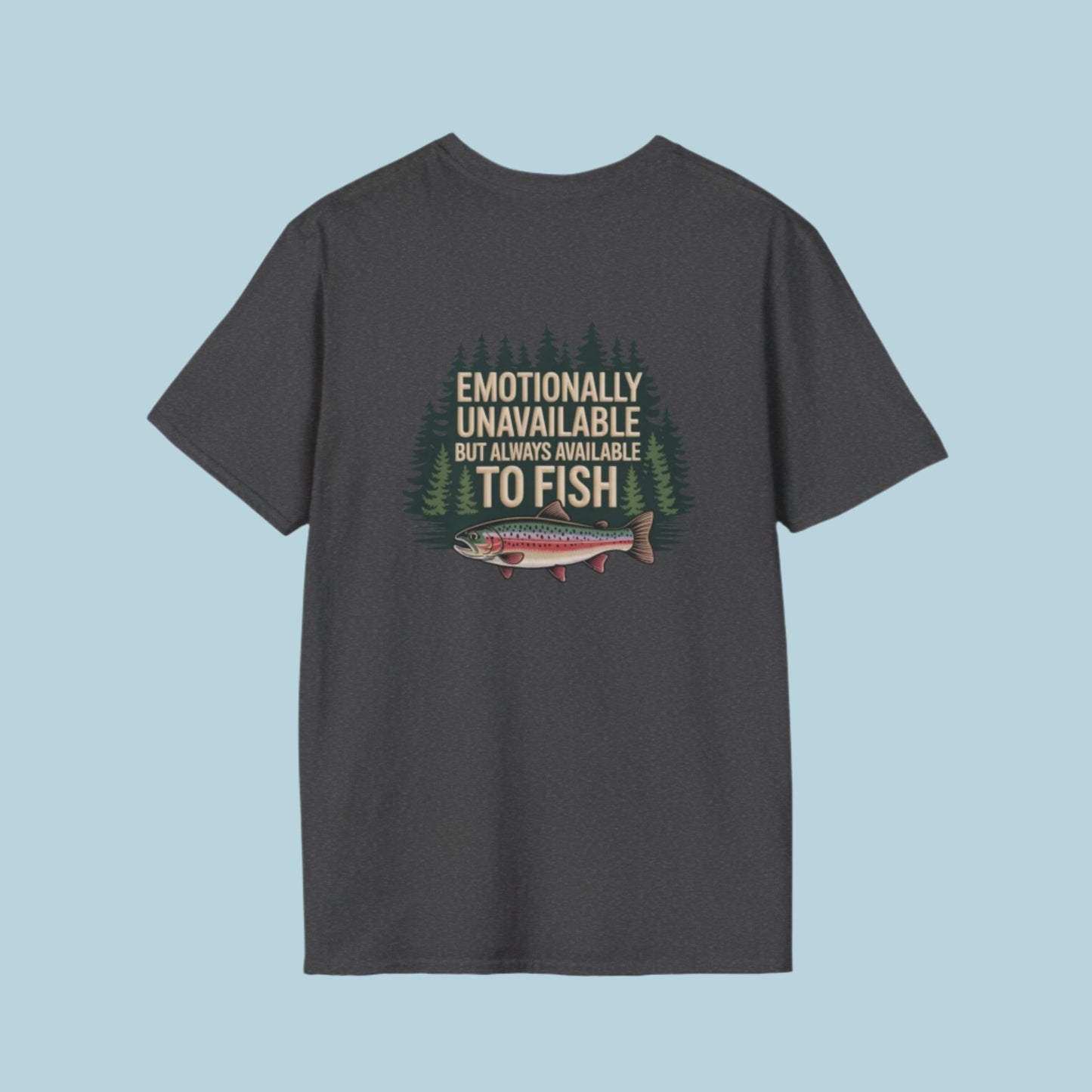 Trout Hunter T-Shirt - Fishing Humor Tee, Outdoor Enthusiast Gift, Camping Apparel, Nature Lover Shirt, Father's Day Present