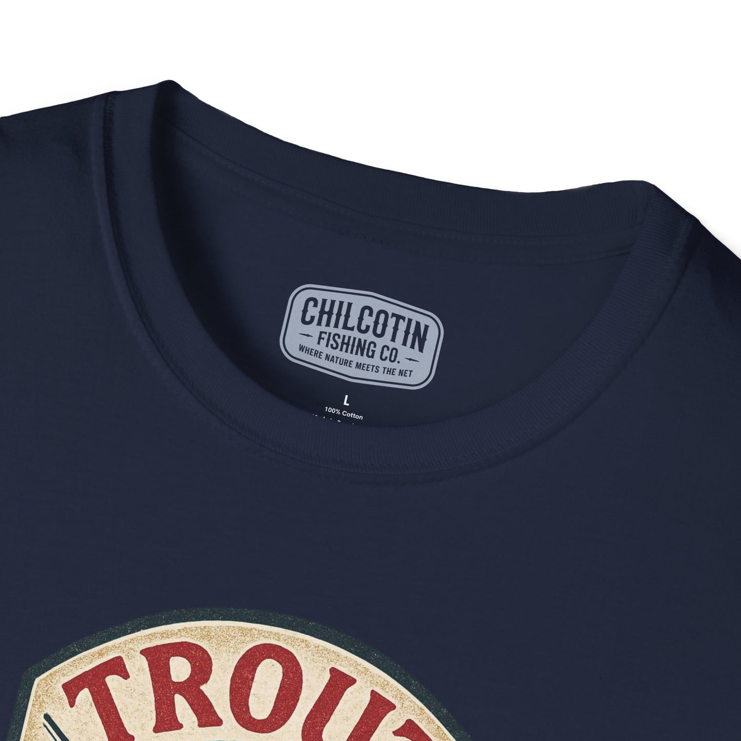 Trout Hunter Tee – Retro Fishing Shirt for Anglers & Outdoor Adventures