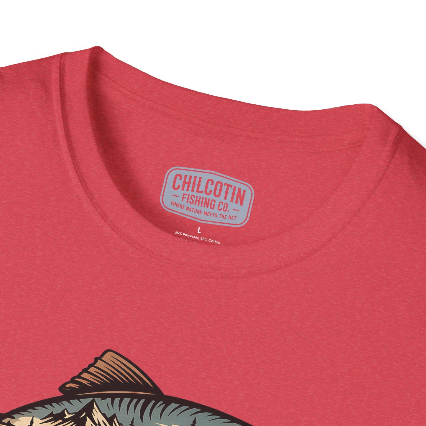 Trout Country Wild Water Wild Fishing T-Shirt | Rugged Outdoor Fishing Tee for Anglers