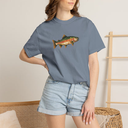 Trout Fishing T-Shirt – Abstract Trout Design Tee