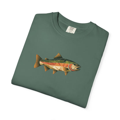 Trout Fishing T-Shirt – Abstract Trout Design Tee