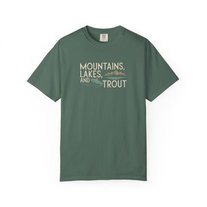Mountains, Lakes & Trout Tee