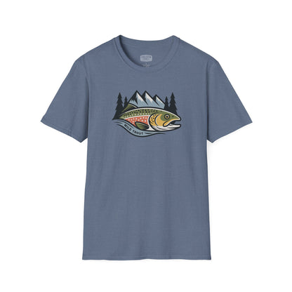 Wild Trout Fishing Adventure Tee | Classic Fishing Shirt for Outdoor Enthusiasts | Great Gift for Trout Anglers & Nature Lovers