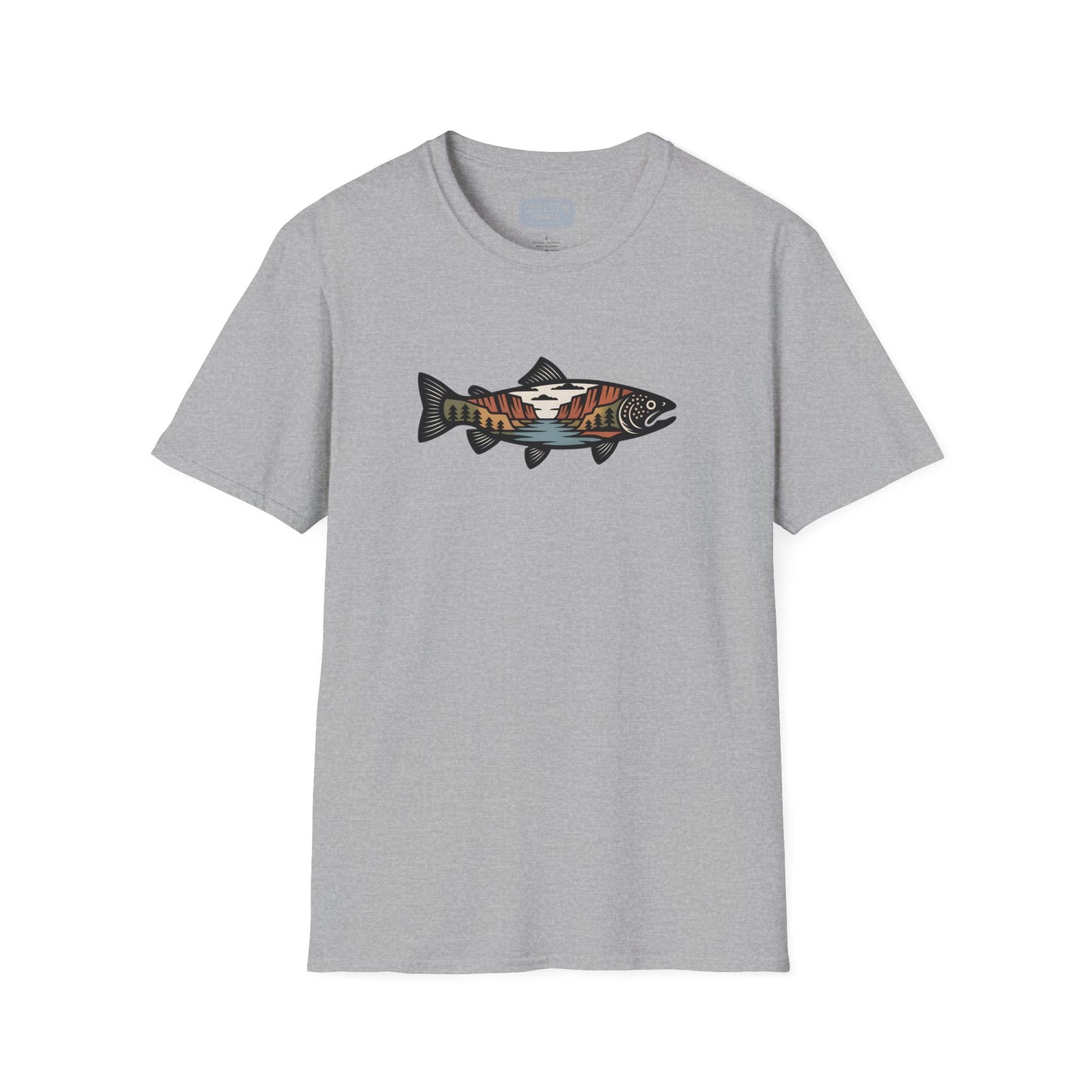 Wild Waters Trout Fishing Tee – Outdoor & Angler T-Shirt