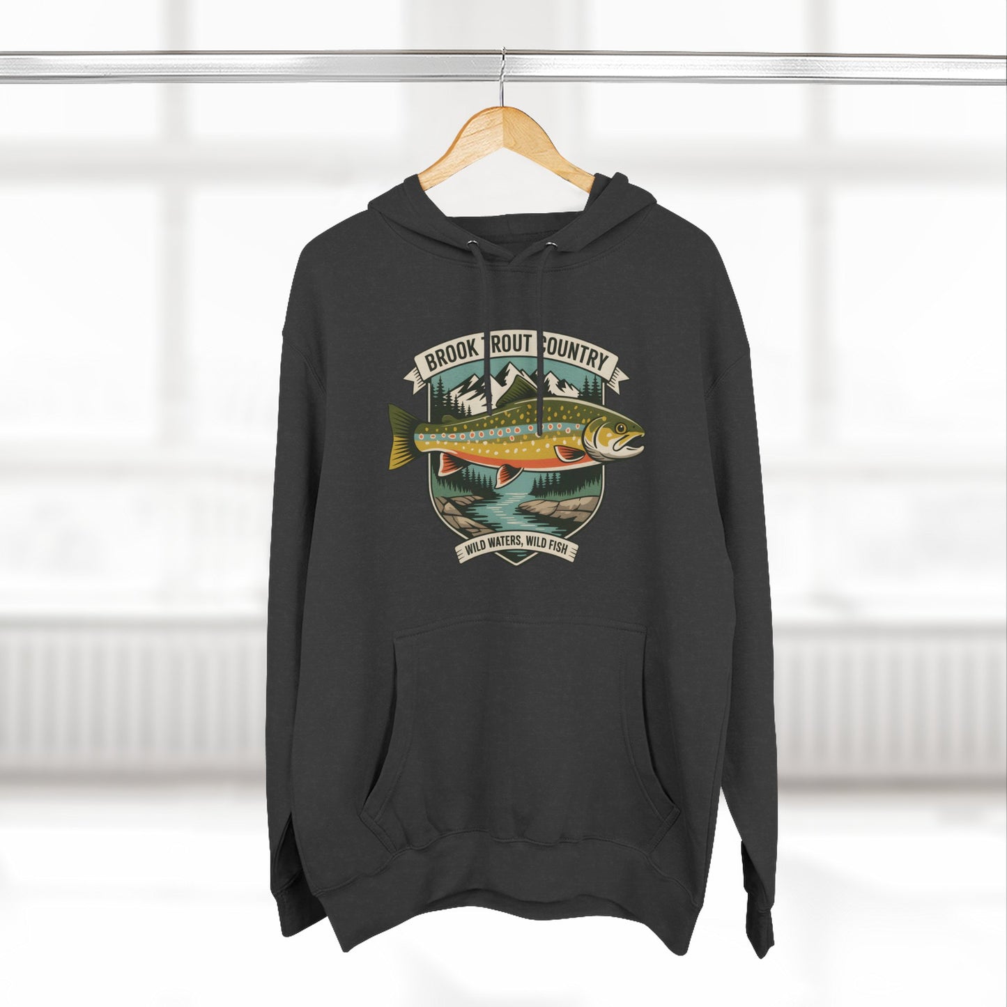 Brook Trout Country Hoodie – Trout Fishing & Outdoor Hoodie