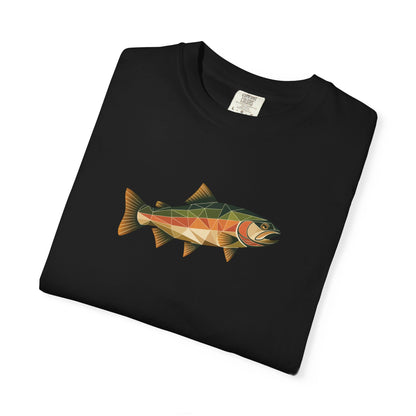 Trout Fishing T-Shirt – Abstract Trout Design Tee