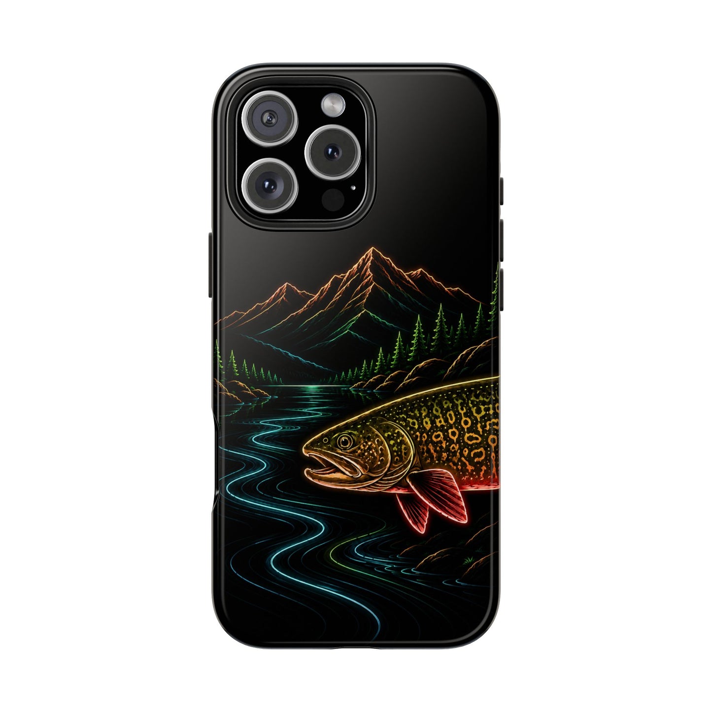 Tiger Trout Neon Wilderness Tough Phone Case
