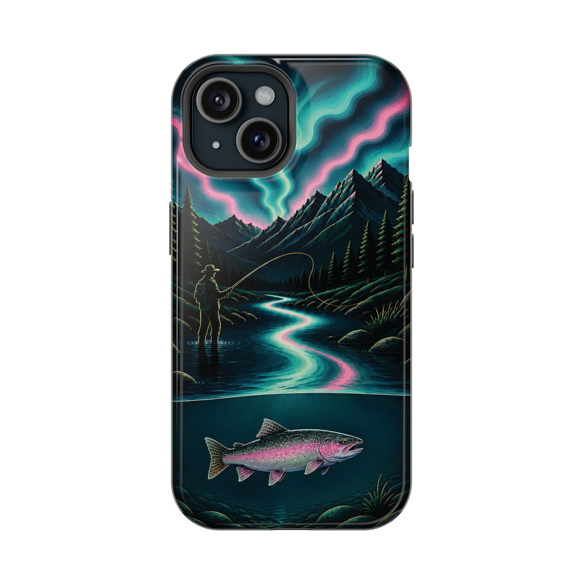 Aurora Rainbow Trout MagSafe Case