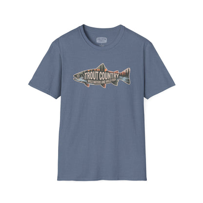 Trout Country Outline Trout T-Shirt – Fishing Apparel for Anglers