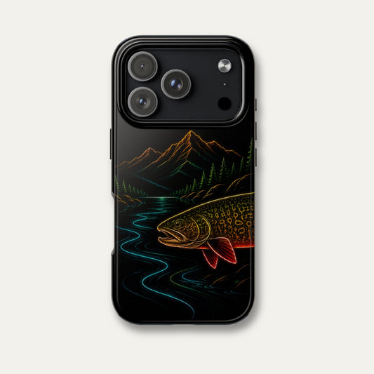Tiger Trout Neon Wilderness Tough Phone Case