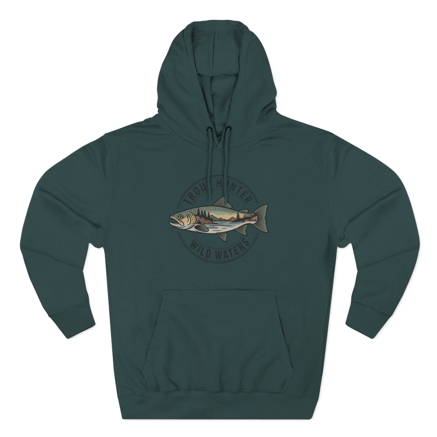 Trout Hunter Wild Waters Fleece Hoodie