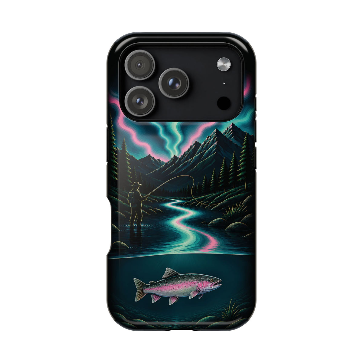 Aurora Rainbow Trout MagSafe Case