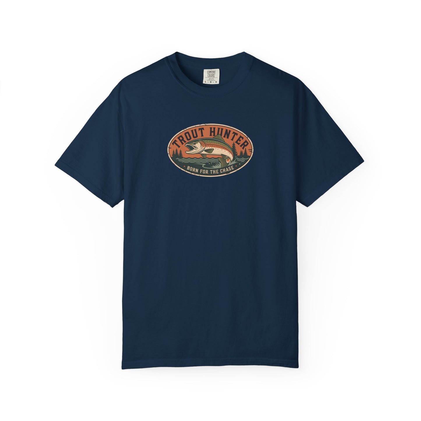 Trout Hunter Fishing T-Shirt — Vintage Outdoor Fishing Tee