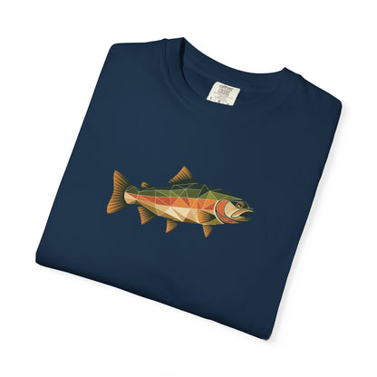 Trout Fishing T-Shirt – Abstract Trout Design Tee