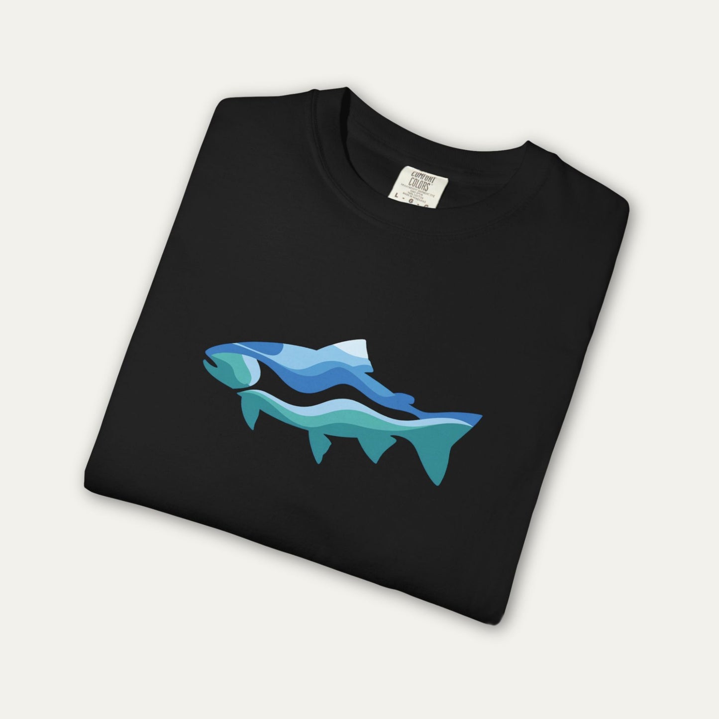 Blue Current Fish Tee