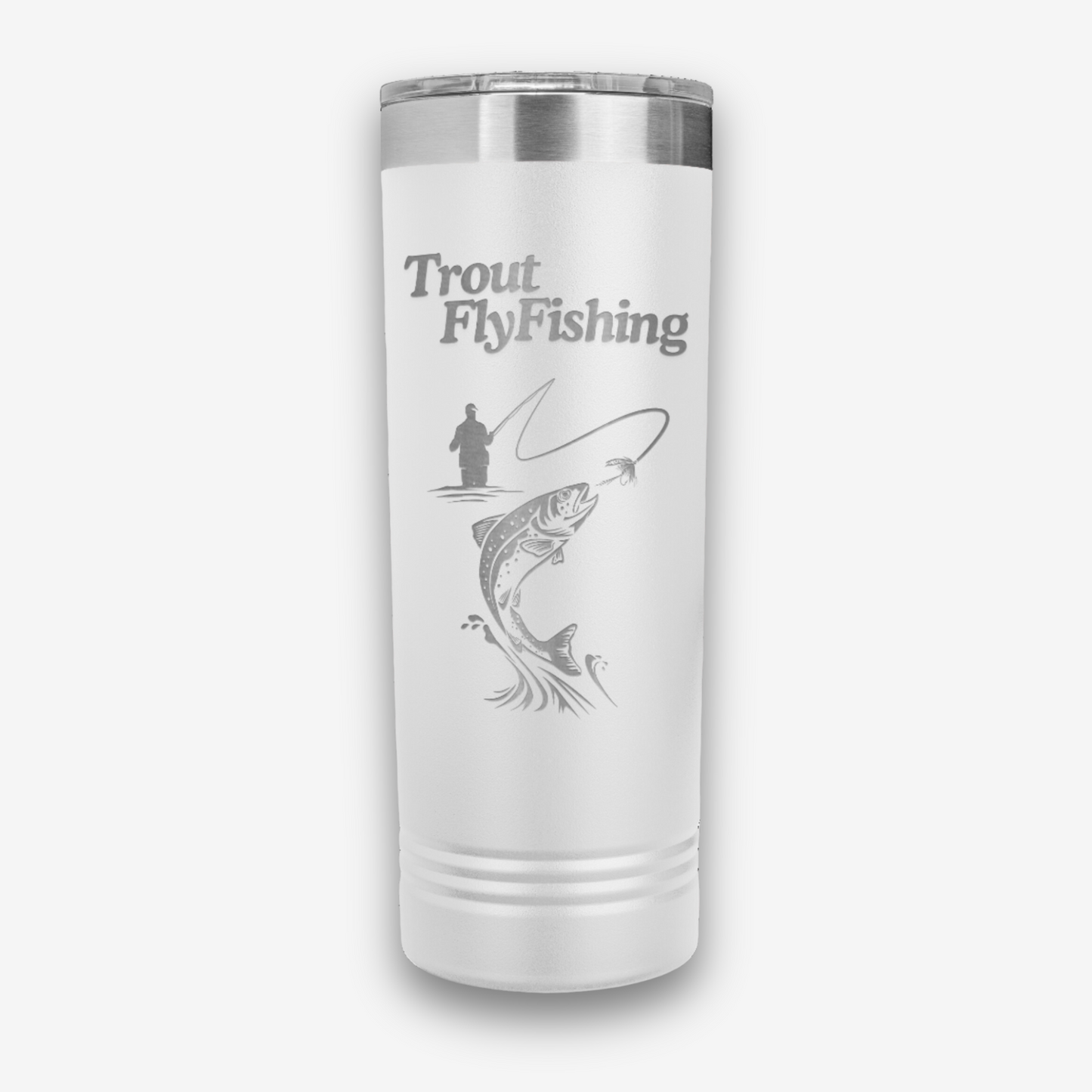 Trout Fly Fishing Tumbler