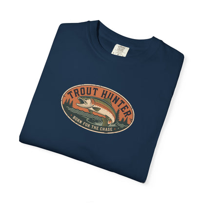 Trout Hunter Fishing T-Shirt — Vintage Outdoor Fishing Tee