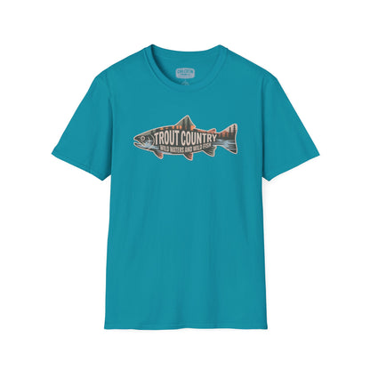 Trout Country Outline Trout T-Shirt – Fishing Apparel for Anglers
