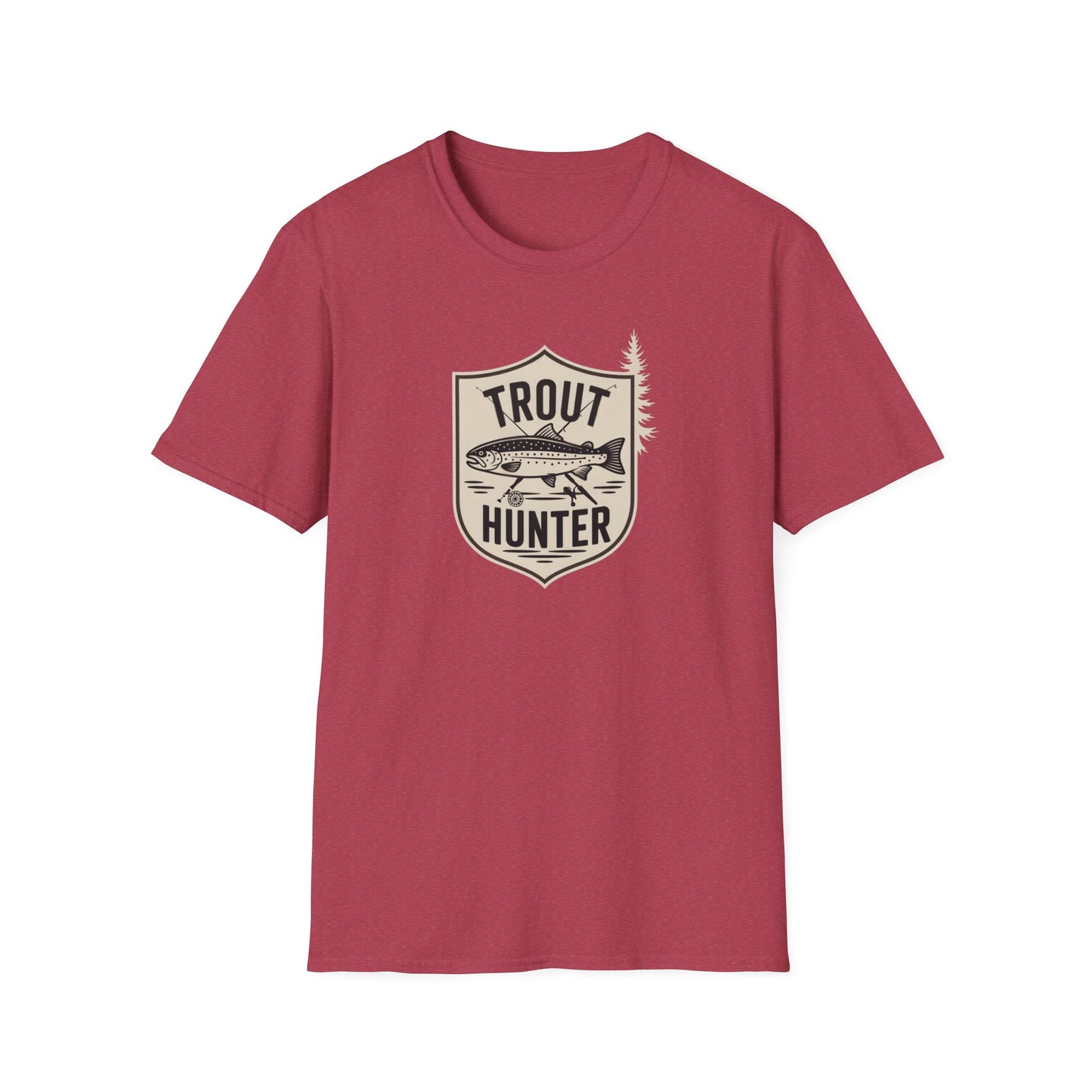 Trout Hunter T-Shirt, Fishing Tee, Unisex Apparel, Outdoor Shirt, Gift for Anglers, Casual Wear, Nature Lover Gear