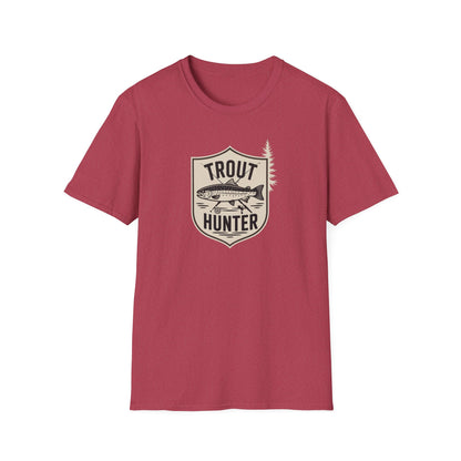 Trout Hunter T-Shirt, Fishing Tee, Unisex Apparel, Outdoor Shirt, Gift for Anglers, Casual Wear, Nature Lover Gear