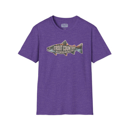 Trout Country Outline Trout T-Shirt – Fishing Apparel for Anglers
