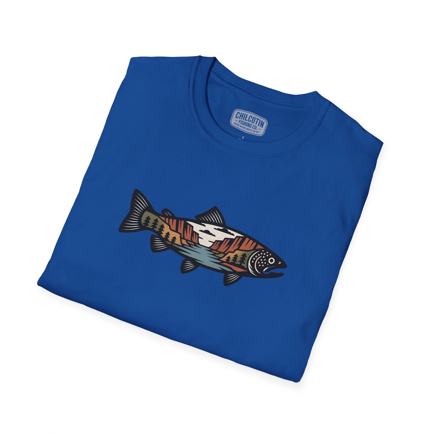 Wild Waters Trout Fishing Tee – Outdoor & Angler T-Shirt