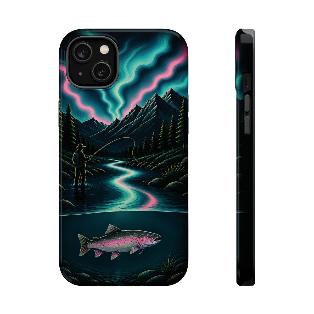 Aurora Rainbow Trout MagSafe Case