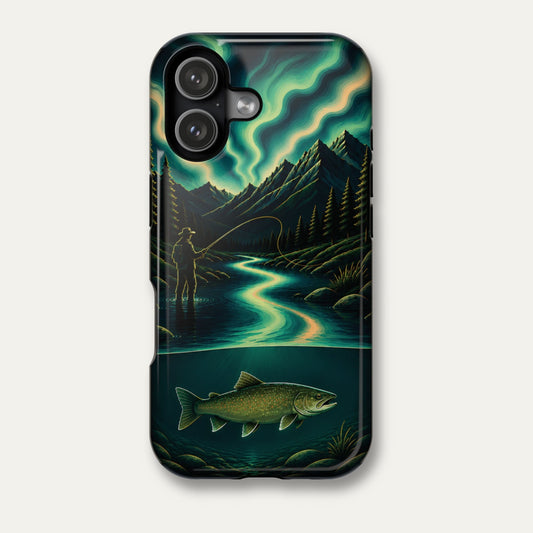 Aurora Bull Trout Fishing Phone Case