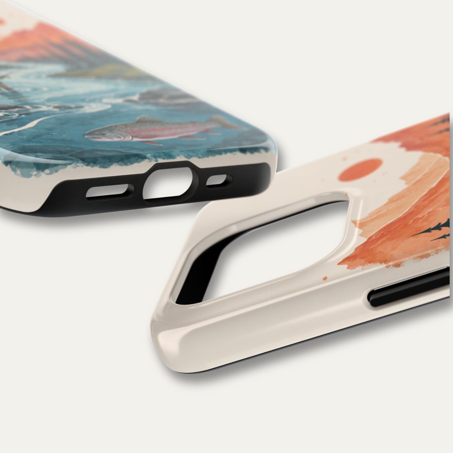 Golden Peaks Fly Fishing Phone Case