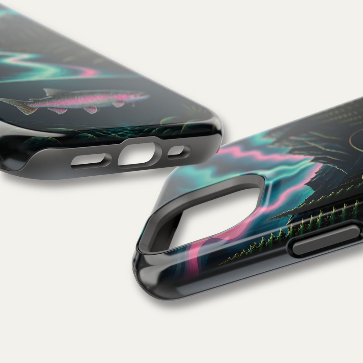 Aurora Rainbow Trout MagSafe Case
