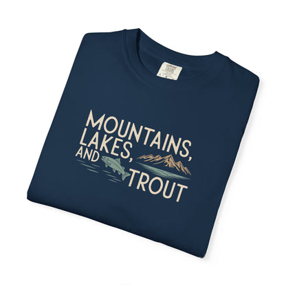 Mountains, Lakes & Trout Tee