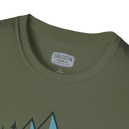 Wild Trout & Mountain Fishing Tee | Rugged Outdoor Shirt for Backcountry Anglers | Perfect Gift for Trout and Mountain Fishing Fans