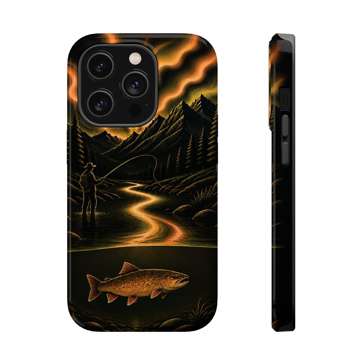 Aurora Brown Trout MagSafe Case