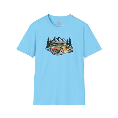 Wild Trout Fishing Adventure Tee | Classic Fishing Shirt for Outdoor Enthusiasts | Great Gift for Trout Anglers & Nature Lovers