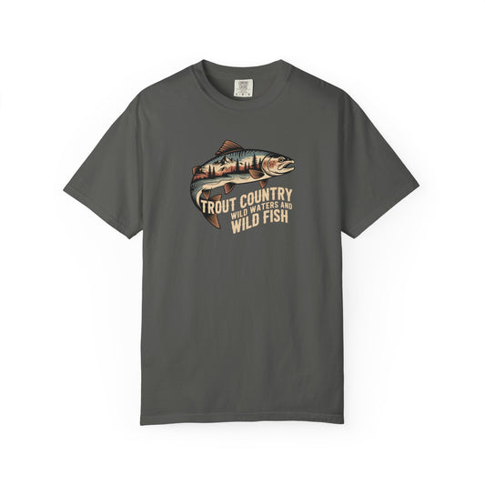 Trout Country T-Shirt - Wild Fish Graphic Tee for Anglers