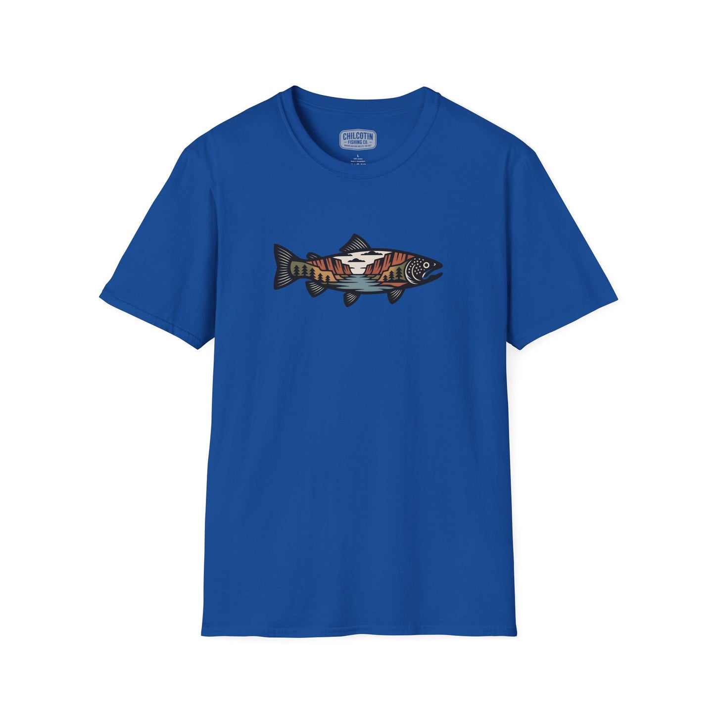 Wild Waters Trout Fishing Tee – Outdoor & Angler T-Shirt