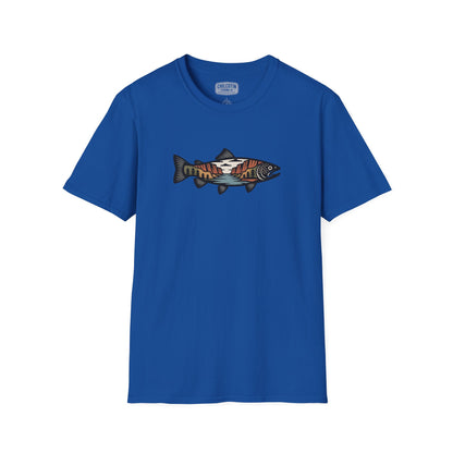 Wild Waters Trout Fishing Tee – Outdoor & Angler T-Shirt