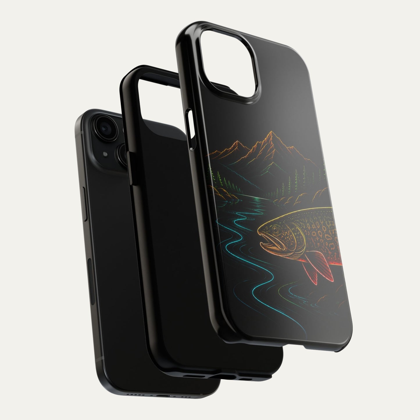 Tiger Trout Neon Wilderness Tough Phone Case