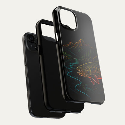 Tiger Trout Neon Wilderness Tough Phone Case