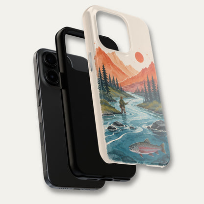 Golden Peaks Fly Fishing Phone Case