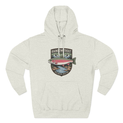 Rainbow Trout Country Pullover Hoodie for Anglers