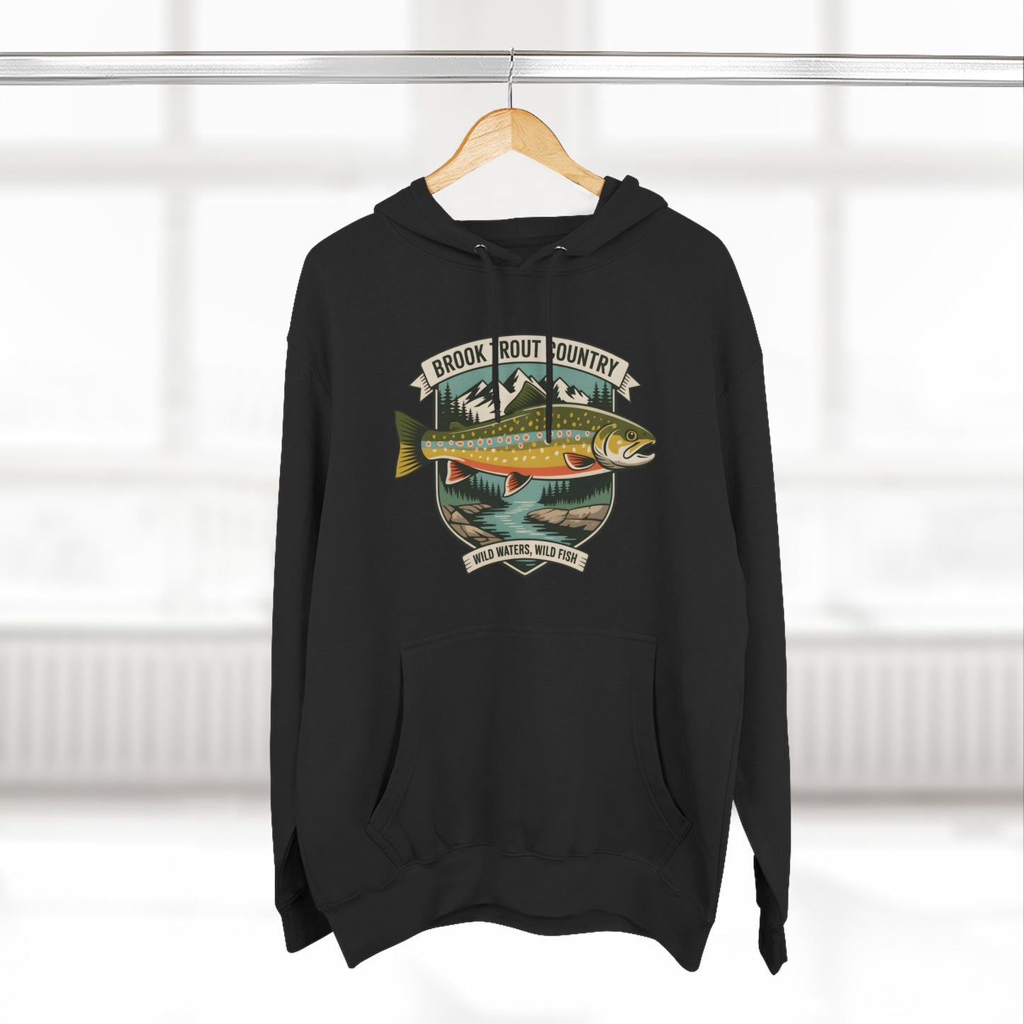 Brook Trout Country Hoodie – Trout Fishing & Outdoor Hoodie