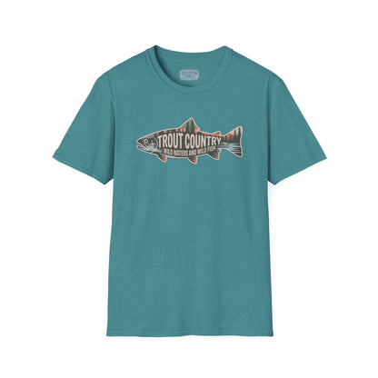 Trout Country Outline Trout T-Shirt – Fishing Apparel for Anglers