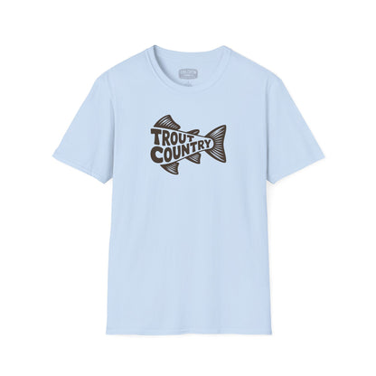Trout Tail Trout Country Fishing T-Shirt | Rugged Angler Tee
