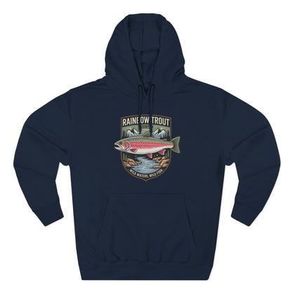 Rainbow Trout Country Pullover Hoodie for Anglers