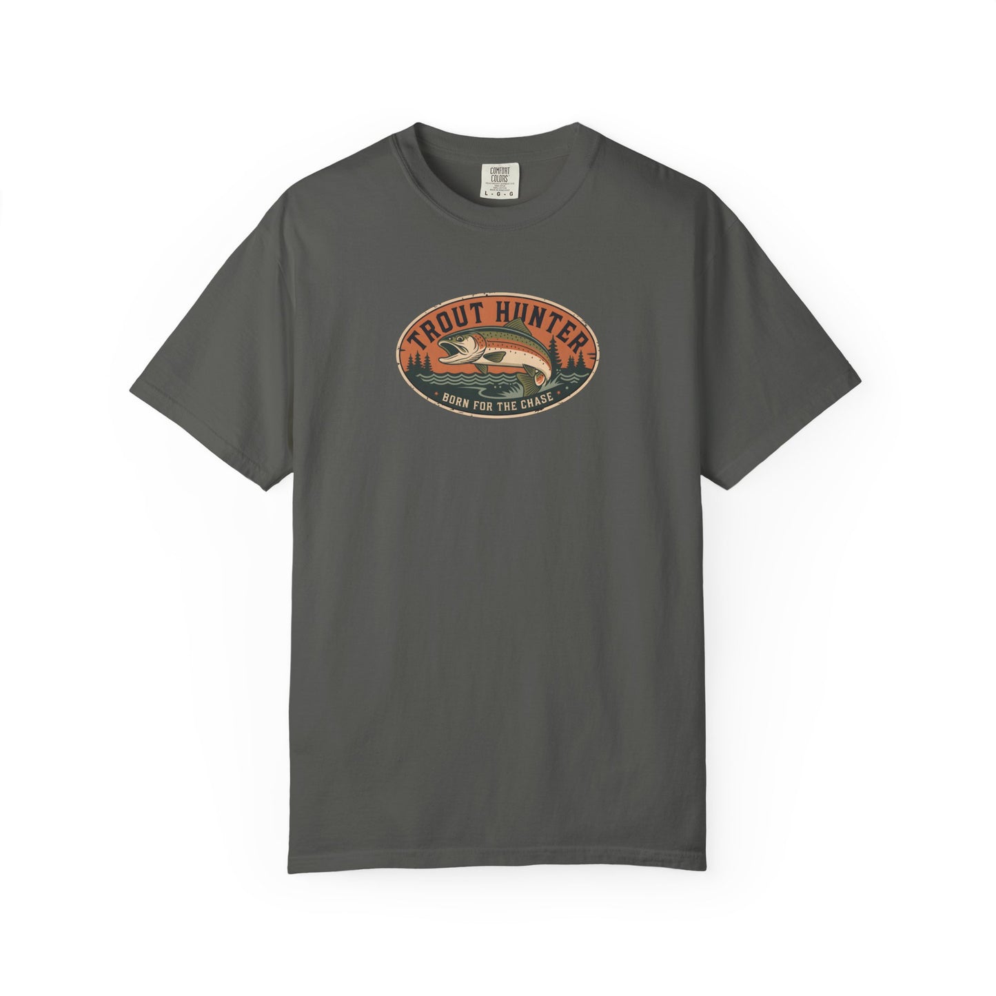 Trout Hunter Fishing T-Shirt — Vintage Outdoor Fishing Tee