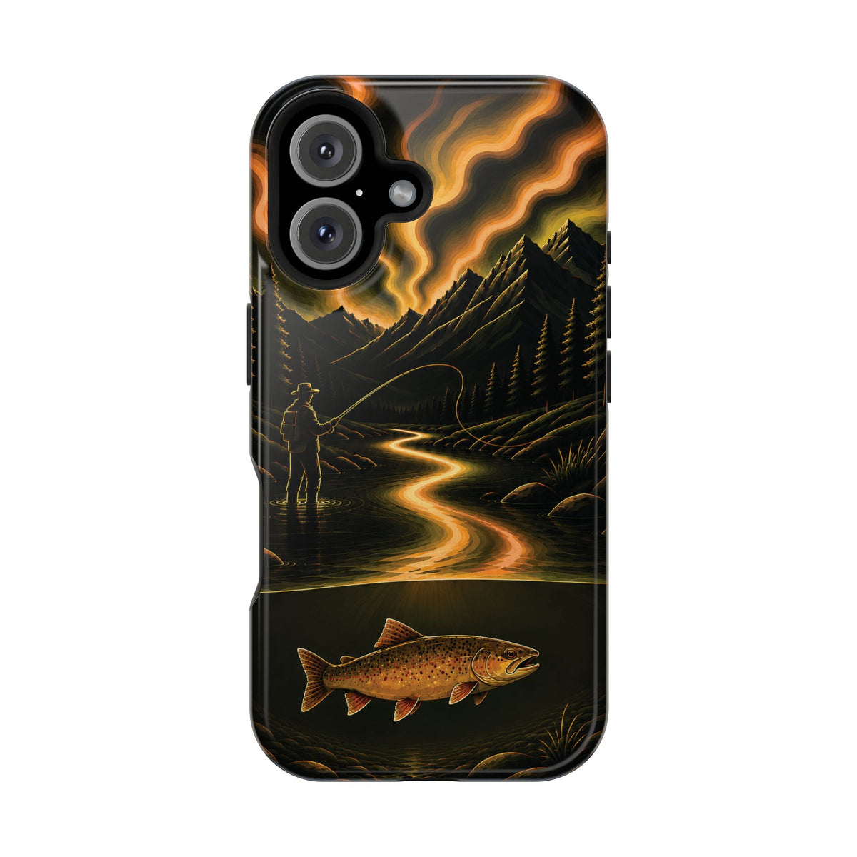 Aurora Brown Trout MagSafe Case