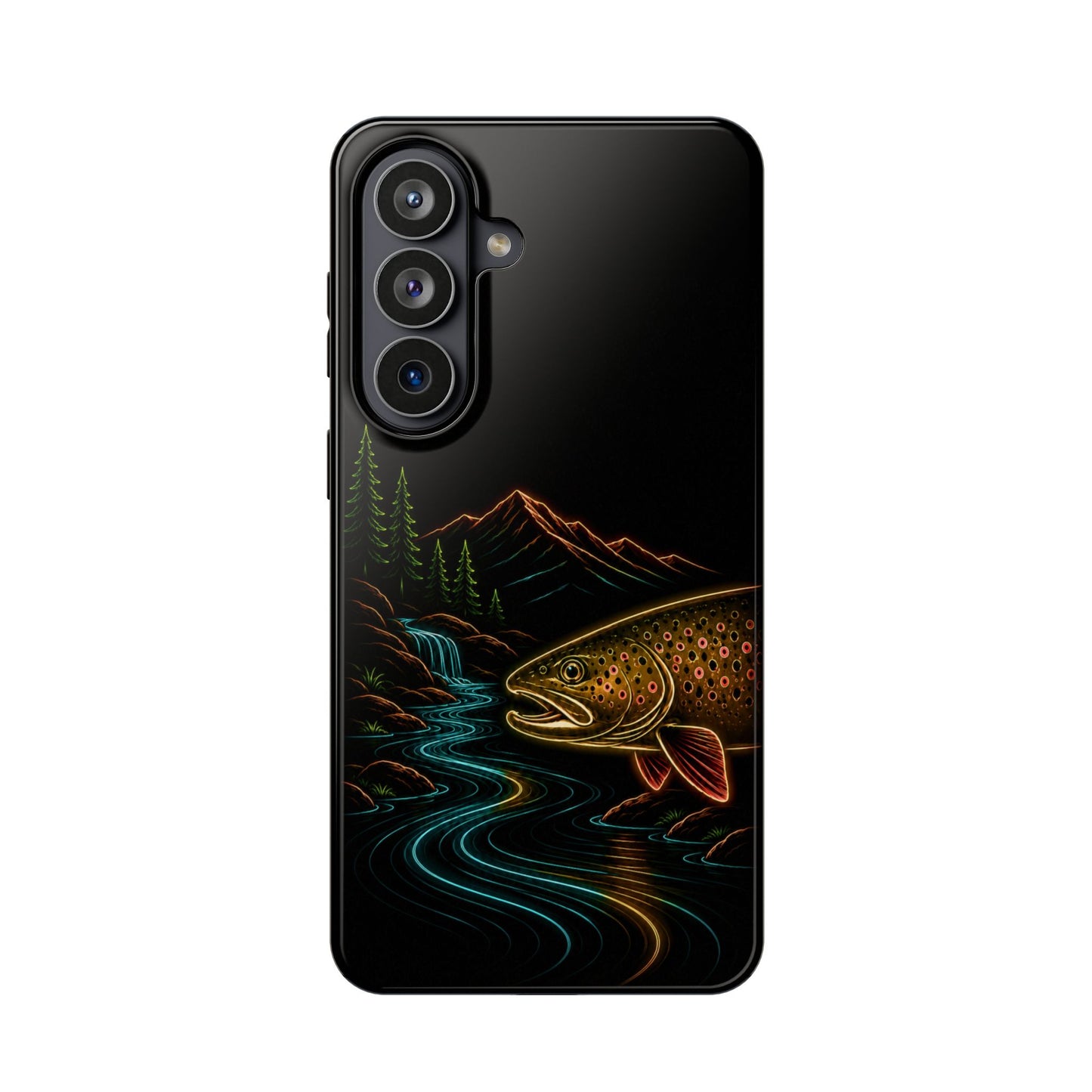 Brown Trout Neon Wilderness Phone Case