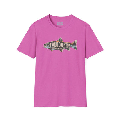 Trout Country Outline Trout T-Shirt – Fishing Apparel for Anglers